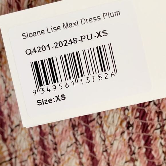 Auguste the Label Sloane Tiered Maxi Dress XS Red NWT - Picture 6 of 10